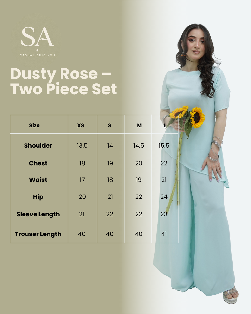 Baby Blue – Two Piece Set